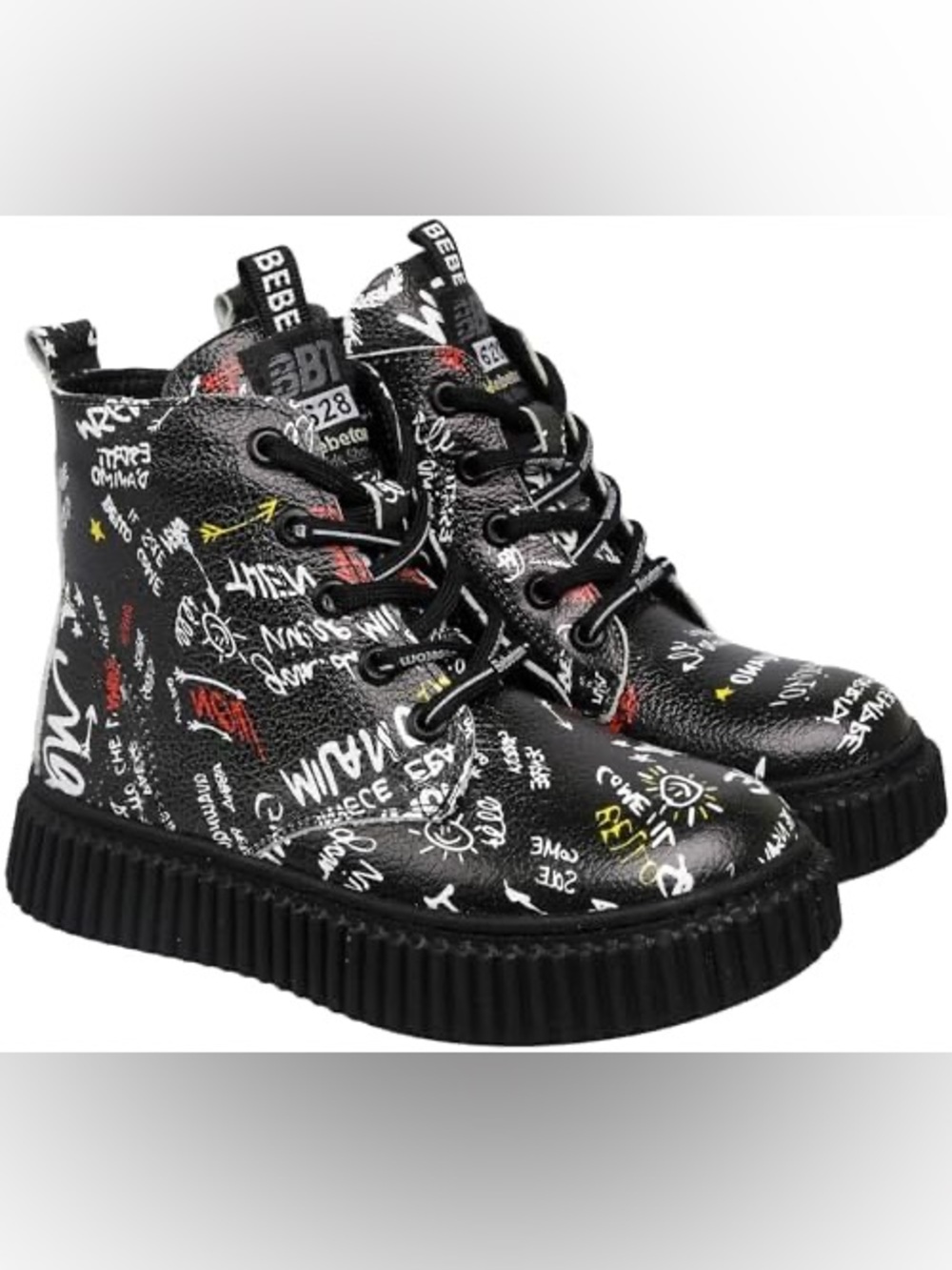 BEBETOM Kids Lace Up Boots